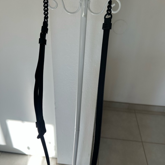 COACH Faye Crossbody Purse Bag All Black Pebbled Leather Flap F1880-F22349 - Picture 7 of 16